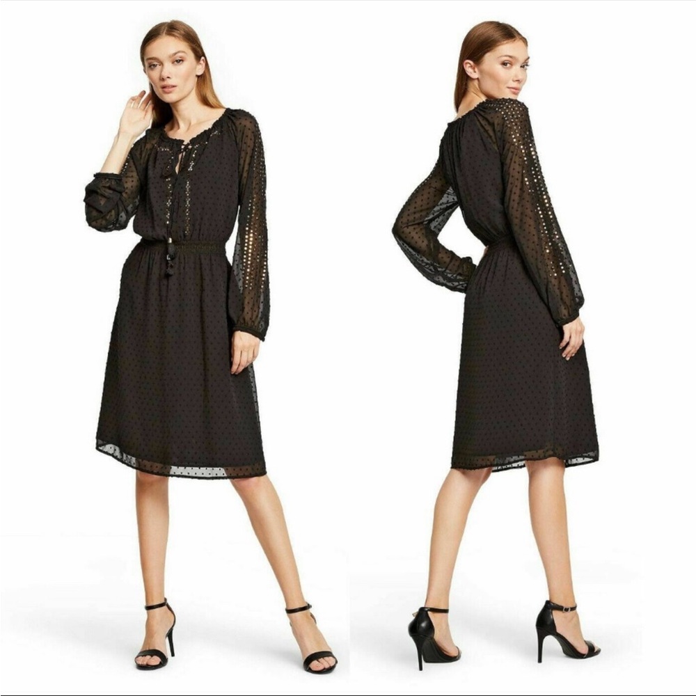 ALTUZARRA for target Sequined Swiss-dot chiffon dress size 8